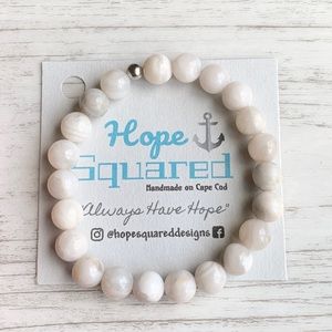 Beaded gemstone bracelet!